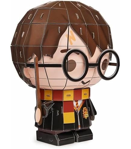 Puzzle 3D 4D BUILD Harry Potter - Chouette Hedwige 118 Pièces, Montage Sans Colle, 26.9x35.3cm