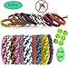 Produktbild Andbby 12 Stück Mückenschutz Armband Moskito Armband Mücken Armband Pest Control Mückenarmband Mücken Gürtel Indoor & Outdoor Insekten Wrist Straps für Männer, Frauen, Kinder mit 6 Stück Aufkleber