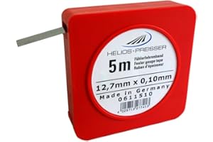 Helios-preisser 611510 - Nastro spessimetro 5 x 13 mm, compreso plastica presa 0,10 millimetri, 0