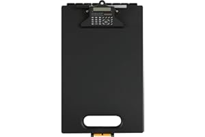 Dexas A4 Weatherproof 3-in-1 Clipcase Clipboard with Calculator - Black, 1718-91-62