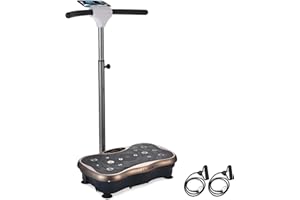 EILISON FIRMHOLD Handle Vibration Plate Exercise Machine for Lymphatic Drainage- Whole Body Workout Vibration Platform for Beginners & Recovery, Full Body Workout Machine for Tonning