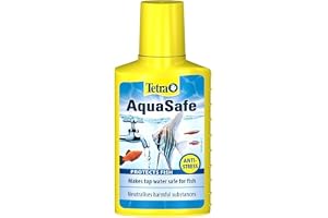 Tetra AquaSafe to Turn Tap Water into Safe and Healthy Water for Fish and Plants, 100 ml
