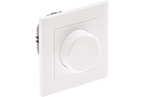 4SMILE Regulador universal – Marca compatible con Busch Jäger, Gira, Jung, Merten – Regulador de intensidad LED con intersección de fase o funcionamiento de fase según la lámpara