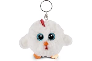 NICI Glubschis: Oryginał – Glubschis kura brelok Henlou 9cm – Przytulanka do smyczy, breloczków i kluczy – Zawieszka do Torby