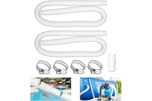 Anyingkai Ersatzschlauch Pool 32mm,Poolschlauch 32mm 1.5m,Poolpumpe Ersatzschlauch,Schwimmbadschlauch Ersatzschlauch,Ersatzschlauch für den Pool,Pool zubehör Schlauch 32mm,Pools Schlauch Zubehör