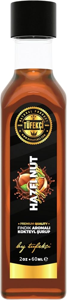 By Tüfekçi Fındık Aromalı Şurup, 60 ml