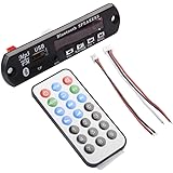 ICQUANZX DC 12V Bluetooth MP3 Decoder Board Audio Module USB 3.5MM AUX TF FM Radio FLAC+WAV+WMA+MP3(TF version)