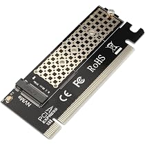 Adattatore PCI-E Per SSD M.2 NVMe – Trasforma Una Slot PCI-E X1 In Presa Per SSD Veloce, Marca CY