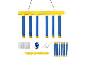 HDQQUD Catching Sticks Game, Reflective Drop Stick Challenge Games Set sticks Drop Reaction Game, Falling sticks game With 3 Adjustable Speed Hand-Eye Coordination Training For All Ages (Blue)