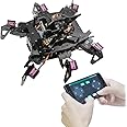 Adeept RaspClaws Hexapod Spider Robot Kit for Raspberry Pi 4/3 Model B+/B, STEAM Crawling Robot, OpenCV Target Tracking, Video Transmission, Raspberry Pi Robot with PDF Manual