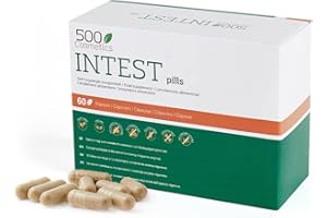 500Cosmetics Intest Natural Capsules for Prevention and Prevention of Hemorrhoids - Improves Blood Circulation and Fights Constipation - For Men and Women (1)