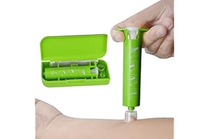 BEAHING Mosquito Bite Suction Tool, Bug Bite Suction Tool with Cup Poison Remover Extractor with Storage Box for Hiking Camping, Thing