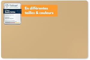 Flickly® Patchs de réparation autocollants | camions, remorques, tentes, auvents, camping, parasols, piscine | disponibles en plusieurs couleurs | 30 x 20 cm | Ivoire (RAL1014)