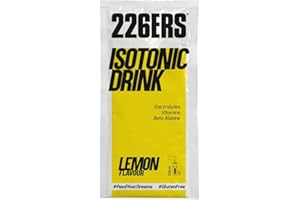 226ERS Boisson Isotonique à Dose Unique | Recharge des sels Minéraux et Hydratation avec des Vitamines, des Minéraux et de la Bêta-alanine, Citron - 20 unités