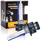 XELORD D2S 8000K Xenon Bulb 35W High Brightness HID Auto Headlight Lamp, Pack of 2