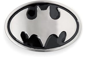 QHA Mens Superhero Style Cowboy Belt Buckle Replacement for 38mm Wide Snap On Belts Gift Q97A01