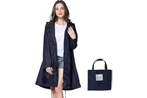 Freiesoldaten Mujeres Impermeable Chubasquero Exterior A Prueba de Viento Ligero Poncho Secado Rápido Impermeable con Capucha
