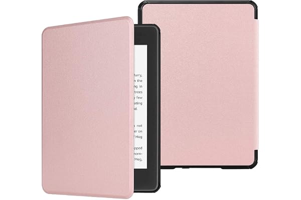 FINTIE Étui pour 6" Kindle Paperwhite 10ème Génération 2018 (Numéro de modèle: PQ94WIF) - Coque Léger avec Auto Réveil/Veille (n'est Pas pour 6" Kindle 10e Gén 2019 J9G29R), Or Rose