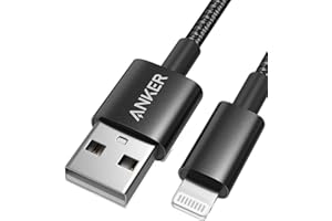 Anker iPhone Charger Cable, 6 ft 331 Cable, Premium Nylon USB-A to Lightning Cable, for iPhone 14 Plus 14 14 Pro Max 13 13 Pro