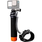 Lammcou Floating Grip, Waterproof Floating Handle Go Pro Handler for Diving | Diving Monopod with Safety Cable and Bracelet,