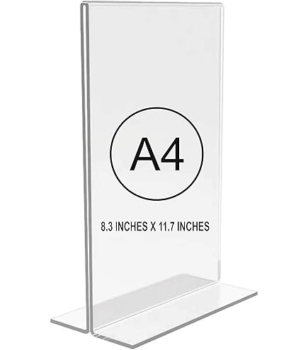 50Pcs Mini Clear Sign Display Holder With Blank Labels 2''X3.1'',Small Acrylic S