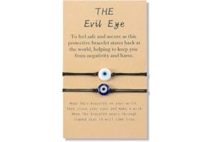 YELUWA 2/3 Pcs Evil Eye Bracelets for Women Men Good Luck Jewelry Nazar Kabbalah Protection Couple Friendship Family Ojo Turco Strings Lucky Gift Tibetan Buddhist Bracelet Red String of Fate Bracelet