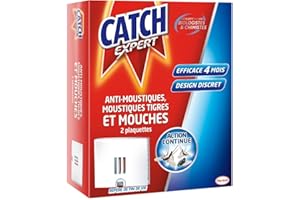 Catch Expert Volants – 2 Plaquettes (198g) – Insectes Volants Anti-Moustiques, Moustiques Tigres & Mouches