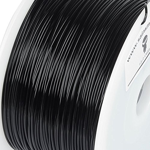 SainSmart PLA Filament für 3D Drucker Reprap, MakerBot Replicator 2, Afinia, Solidoodle 2, Printrbot LC, MakerGear M2 und UP! (Afinia H-Series), Durchmesser 1,75 mm, Spool Kapazität 1 kg, Schwarz - 5