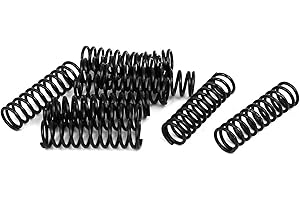 TA-VIGOR 10Pcs Compressed Spring, 1.2mm Wire Dia, 10mm OD, 35mm Free Length Dual Extended Durable Dual Hook Tension Spring for Furniture Screen Doors Repair Projects