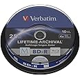 Verbatim 43825 25GB 4x M-Disc BD-R - 10 Pack Spindle