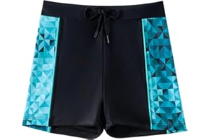 Keyck Costume Piscina per Bambino Ragazzo Asciugatura Rapida Pantaloncini da Bagno Corti da Nuoto con Foderati Coulisse Regolabile Leggero Spiaggia Parco Acquatico Surf per Bambini Ragazzi 7-14 Anni
