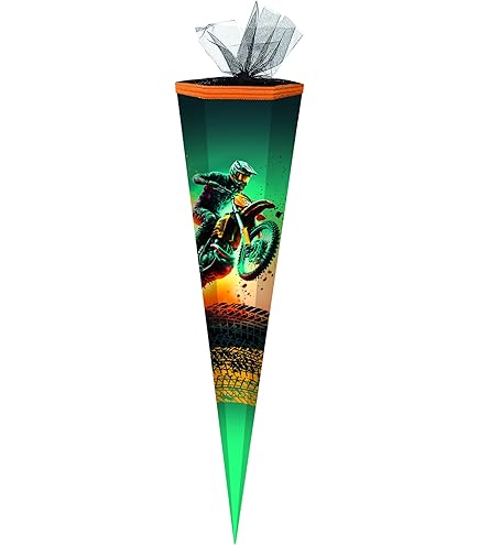 ROTH Schultüte Motocross - 35 Cm Mit Tüllverschlu Produktbild-Vorschau 10