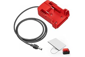 daboot Starlink Mini batteriladdare adapter med Star Link Mini DC-strömkabel för Milwaukee-batteri med 1 m/3,2 fot kabel – Starlink-tillbehör (för Milwaukee)