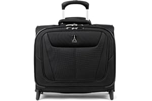 Travelpro Maxlite 5 40.6 cm podręczna walizka na kółkach, Czarny, 16-Inch, Maxlite 5 Softside lekka torba na kółkach pod siedzeniem