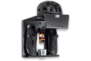 Stasdock Fahrrad Wandhalterung - Rennrad Halterung Wand Träger Fahrradträger für Zuhause - Fahrradwandhalter auch für Helm Pa