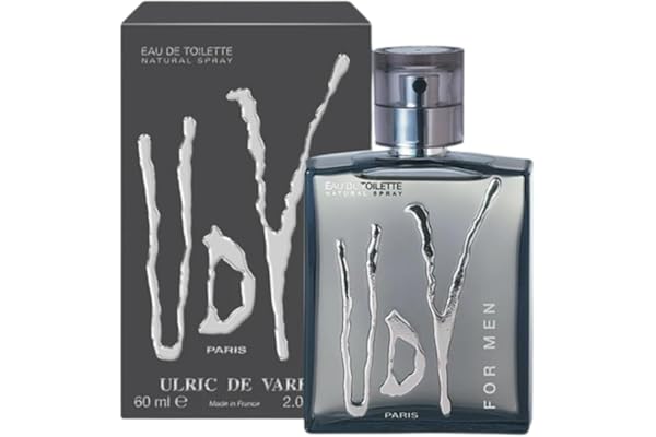ULRIC DE VARENS - Eau De Toilette UDV For Men - Fougère, Boisée, Orientale - Parfum Homme - Vaporisateur - Made in France - 60 ml