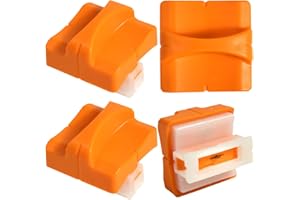 LINAERSHAO 4 Pezzi tagliacarte,Original Lame di ricambio per macchine tagliacarte lame da taglio di ricambio con design automatico di sicurezzaPer tagli dritti