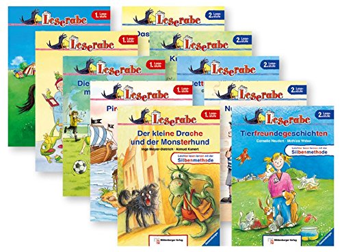 Leserabe – Band 1 bis 10: Komplettbezug Lesestufe 1 + 2