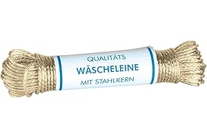 HOMEXPERT Home Xpert Wäscheleine mit Vollstahleinlage, Stärke 2,7 mm Länge: 20 m ummantelt
