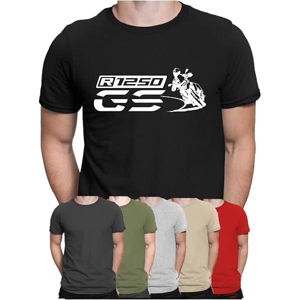 T-shirt BMW R 1250 GS Adventure 40th Anniversary - Design Style Moto - Tailles XS à 3XL - 100% Coton Bio