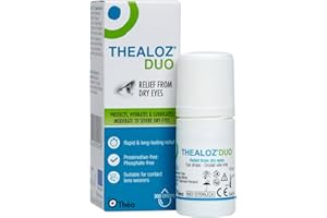 Thealoz Duo Eye Drops | Preservative-Free | Rapid Relief for Dry, Tired, Sore Eyes | Contact Lens Friendly | 10ml (300 Drops)