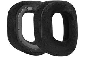 HONETEEK Corsair HS80 RGB Ersatz-Ohrpolster aus Samt, kompatibel mit kabellosen und kabelgebundenen Kopfhörern, USB Max (Samt, schwarz)