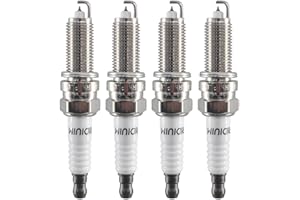 PEIUOK Spark Plug Set 4 PCS Sparkplug Iridium fits PEUGEOT PARTNER 1.2 1.6 2009 on Replace OE 1613401580 596092 18851-11070