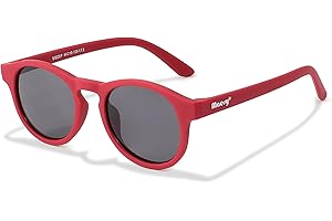 Maesy Kinder Sonnenbrille für 3-6 Jahre - UV400 Polarisierter Schutz - Flexibler und Biegsamer Rahmen - Sichere und Bequeme Kindersonnenbrille für Kleinkinder und Dreikäsehochs - Faela