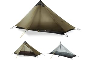 MIER Ultralight Tent 3-Season Backpacking Tent for 1-Person or 2-Person Camping, Trekking, Kayaking, Climbing, Hiking, (exclude Alpenstock)