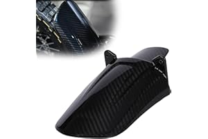 RUNFARR Motorrad Hinterradpolster-Kotflügel, echte Kohlefaser, langlebig, leicht, Hinterradpolster-Schutzblech für Surron Sur Ron X/S/L1E Segway X160/X260 Dirt Bike