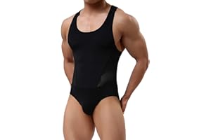 Arjen Kroos Body para Hombre Bodysuit Deportiva Leotardo Ropa Interior Sexy Deportivo de Hombre para Gimnasia Danza Bañador Bodies Elásticos