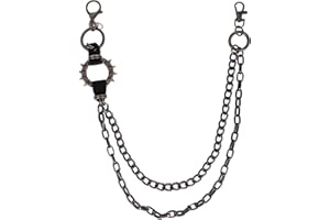 Milakoo Punk Pants Chain Jeans Link Hip Hop Gothic Chain Belt Multi Layer Pants Chain Wallet Chain para Hombres Mujeres