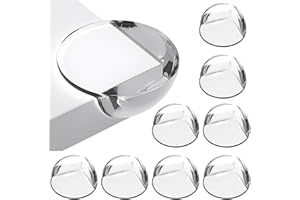 RUOJLING 9 Piezas Protector Esquinas Bebe,Protector Esquinas Muebles,Esquineras Protectoras Bebe,Protector de Esquinas para Bebe,Cubre Esquinas Bebe,Transparente,para Seguridad del Bebe