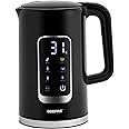 Geepas Double Layer Kettle, Black, GK38052|1.7L Digital Display Kettle Dry Boiling Protecction/Quick Boil Water, Tea and Coffee Maker-2200 Watts
